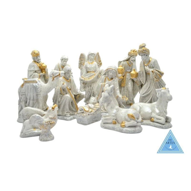Presépio de Natal Efeito Mármore